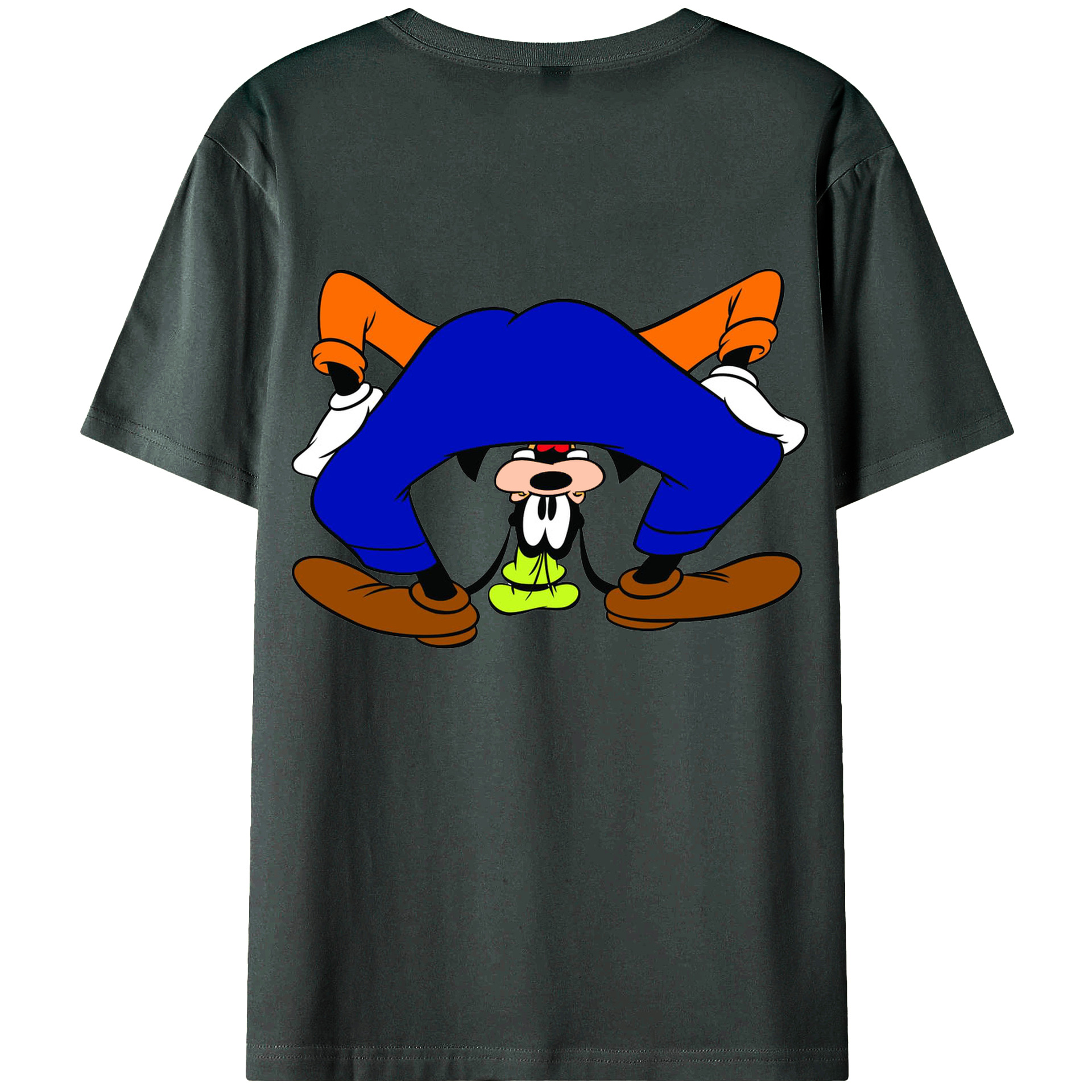 ミッキーマウス Mickey Mouse 綿100％ メンズ半袖Tシャツ（バックプリント） 通気性